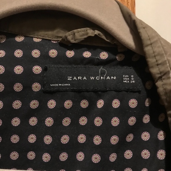 Zara Woman Green Utility Anorak Jacket sz S - Picture 5 of 7